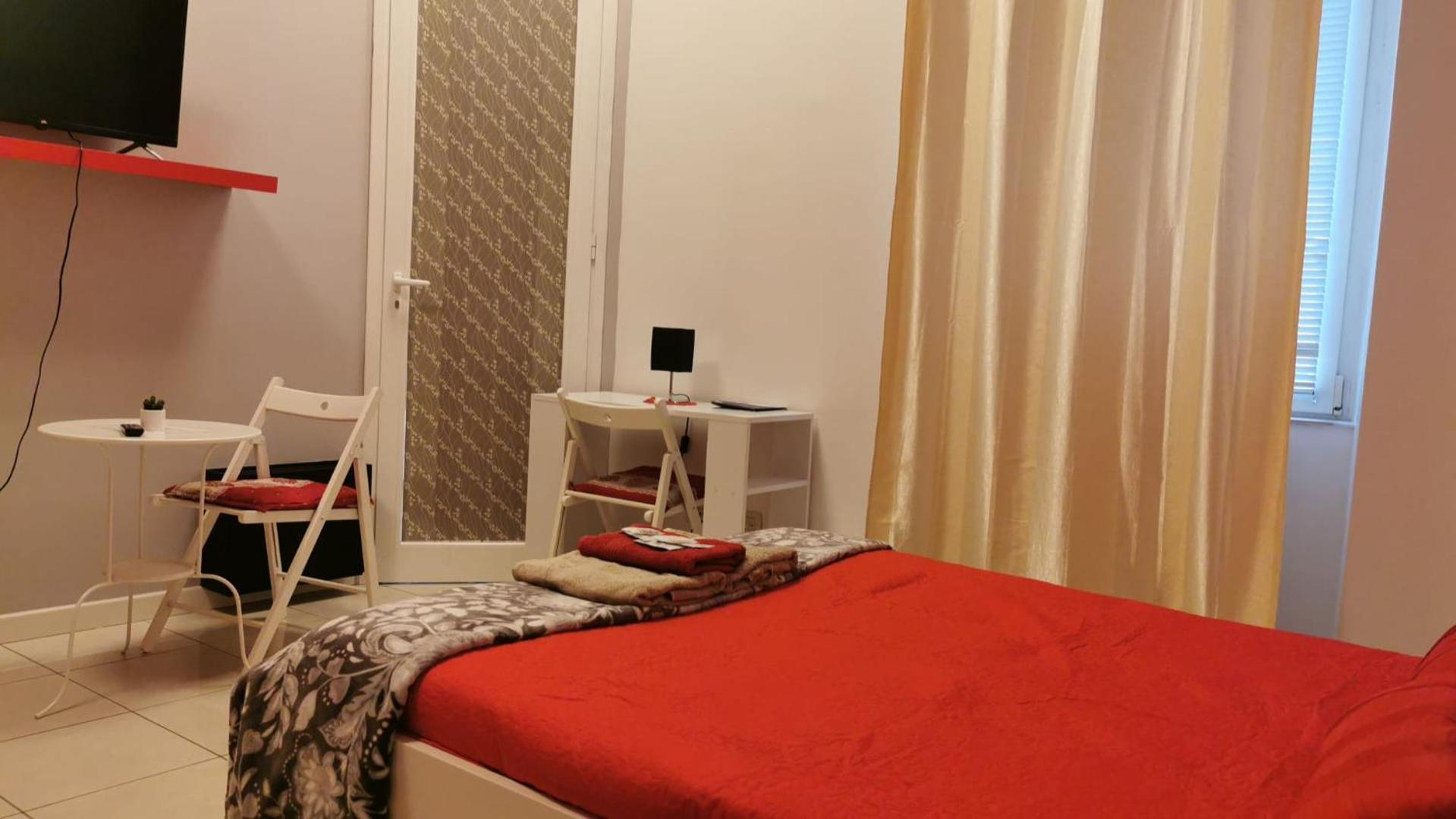 Chambre Double avec Salle de Bains Commune